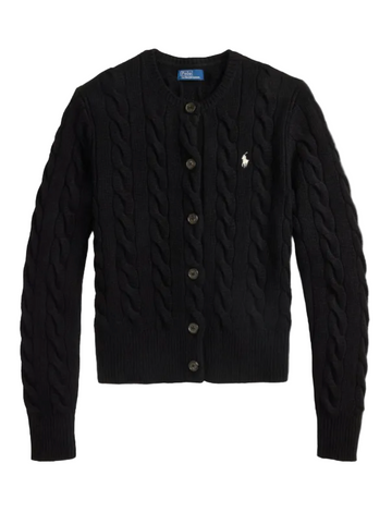 Crewneck Cardigan Sweater