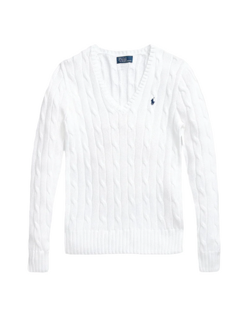 Cable Knit V-Neck sweater