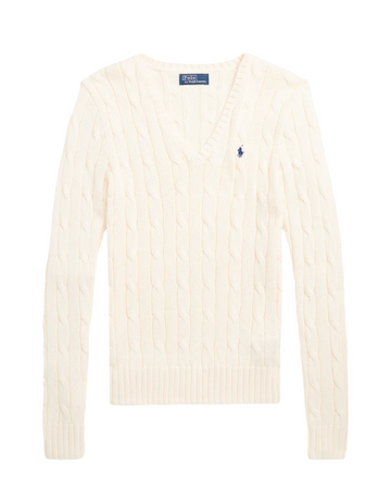 Ralph Lauren Cable Knit V-Neck sweater